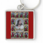 Jesus & The 12 Apostles Keychain