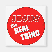 Jesus: the Real Thing Fridge Magnet