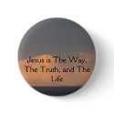 Jesus - The WAY, The TRUTH and The LIGHT buttons