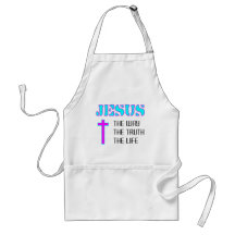 Jesus the way the truth the life apron