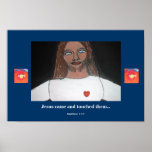 JESUS TOUCHED THEM PRINT