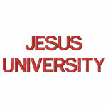 Jesus University Embroidered Polo embroidered shirts