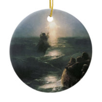 Jesus Walking on Water, Ivan Aivazovsky Painting Ornaments