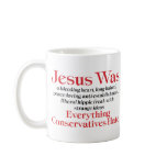 Jesus Was A Bleeding Heart Mugs