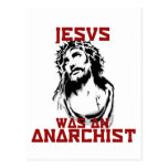 Jesus was an anarchist post card