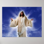 Jesus Welcomes You With Open Arms posters