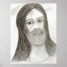 Jesus With Halo Print