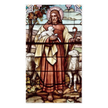 Jesus with His Sheep Business Card Templates