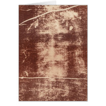 Jesus's Face Close up on the Shroud of Turin Cards
