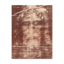 Jesus's Face Close up on the Shroud of Turin Post Cards