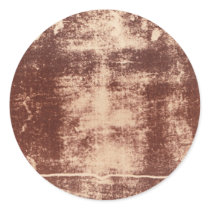 Jesus's Face Close up on the Shroud of Turin Stickers