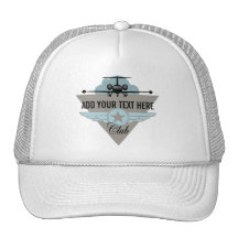 Jet Aeroplane Wing Club Trucker Hat