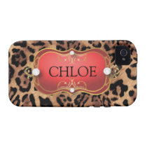 Jet Red Ciao Bella Leopard Phone Case casemate cases