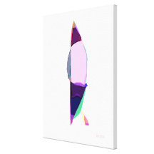 Jet Stretched Canvas Print