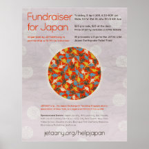 JETAANY Fundraiser for Japan Poster