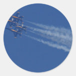 Jets Planes Blue Angels Round Stickers
