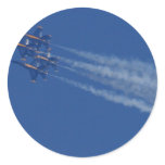 Jets Planes Blue Angels Round Stickers