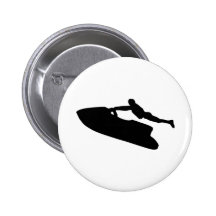 Jetski Pinback Button