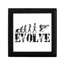 Jetskiing Jet Ski Jetski Evolution Fun Sports Art Trinket Boxes