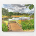 Jetty at a lake mouse pad