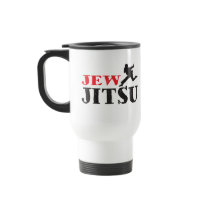 Jew Jitsu - Funny Jewish humour Mugs