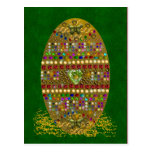 Jewelled Easter Egg Post Cards