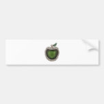 Jewelled Green Apple Bumper Sticker