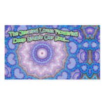 Jewelled Lotus business card-right livelihood.