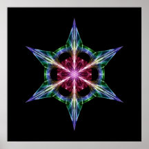 Jewelled Star Posters