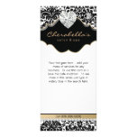 Jewellery Damask Beige Floral Salon Spa Fashion rack cards