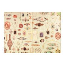 Jewellery from the 'Tiffany Catalogue', 1890 Canvas Print