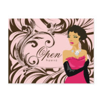 Jewellery Postcard Diamond Woman Salon Spa