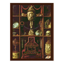 Jewels Cabinet By Johann Georg Hainz (Best Quality Postcards