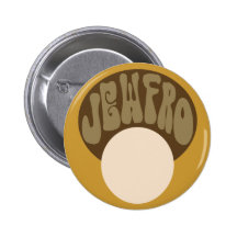 Jewfro Pinback Buttons