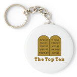 JEWISH COMMANDMENTS TOP TEN GIFTS KEY CHAINS