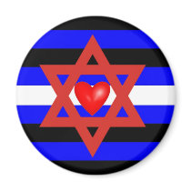 Jewish Leather Pride Refrigerator Magnets