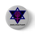 Jewish.Lesbian.Feminist Pinback Buttons
