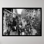Jewish New Year Fun on the East Side of NYC 1910 posters