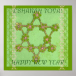 Jewish New Year Rosh Hashana Poster