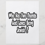 Jewish Pride Joke...Two Thumbs Flyers
