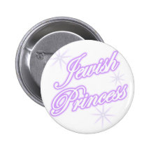 Jewish Princess purple Button