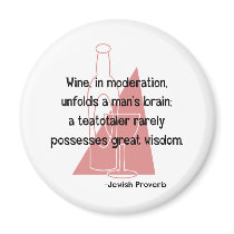 Jewish Proverb Refrigerator Magnet