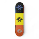 JEWISH STAR OF DAVID  Skateboard
