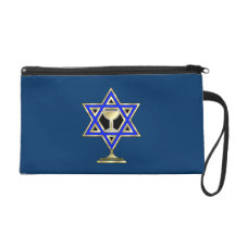 Jewish Star Wristlet Purses