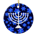 Jewish Stars Menorah