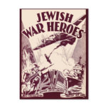 Jewish War Heroes postcards