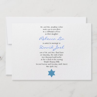 Jewish Wedding Invitation Hebrew Weddings by Jewish Weddings
