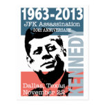 JFK Kennedy Assassination Anniversary 1963 - 2013 Post Cards