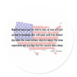 JFK Peace Quote stickers