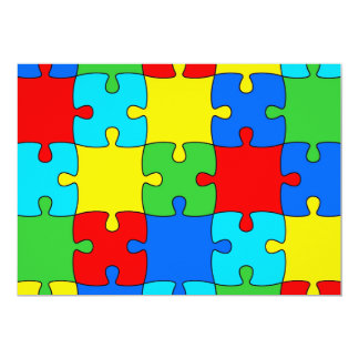 puzzle invitation template
